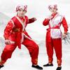 Традиционный китайский поясной барабан Ансай и костюм для танца льва