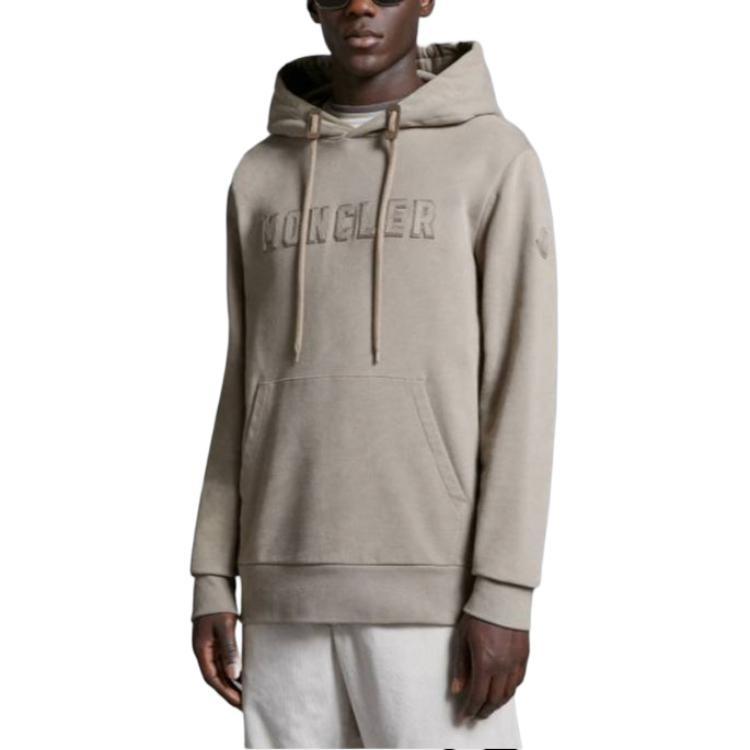 Moncler Logo Patch Drawstring Hoodie Men's J10918G0003089AHE22E