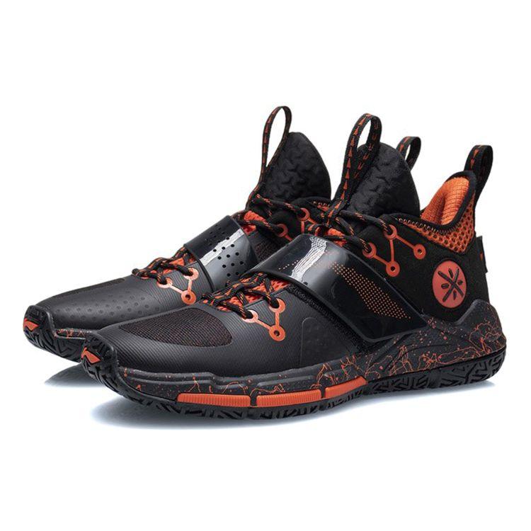 Li Ning Wade Block Fabric Synthetic Leather Shock Absorption Anti-Slip Wear-Resistant Support Low-Top Basketball Shoes Men Sneaker ABPR065-6