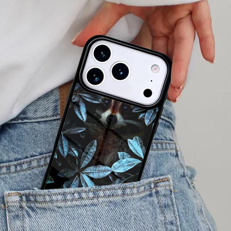 Kawaii Baby Raccoons Racoons Phone Case for iPhone 16e 15 14 13 12 17 Pro Max Plus Air 17pro Cover Coque