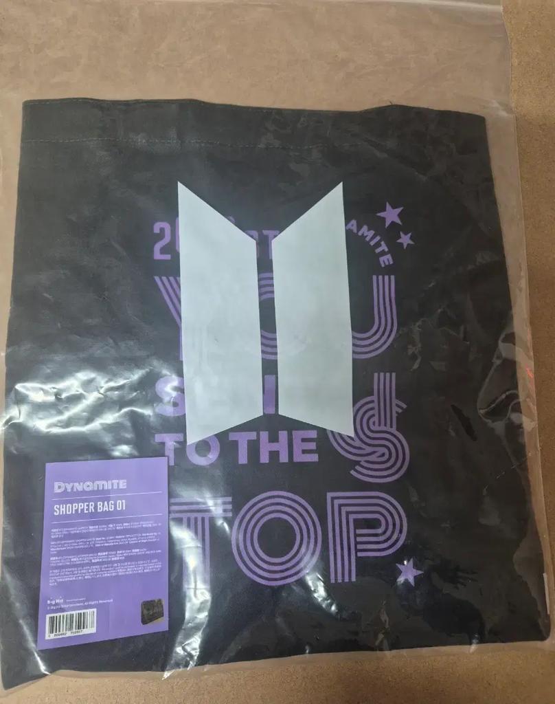 BTS (Unopened) Bangtan Boys Dynamite Shopper Bag 01