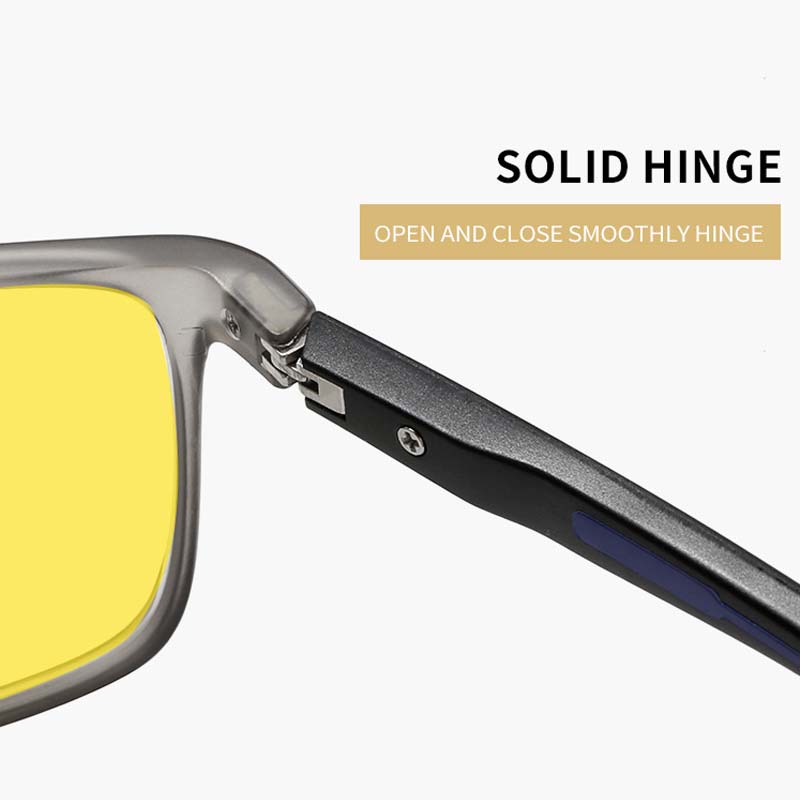 Спортивные очки TR90 для ночного видения для мужчин и женщин, ультралегкие, защищающие от синего света, для улицы, солнцезащитные очки, очки для ночного вождения