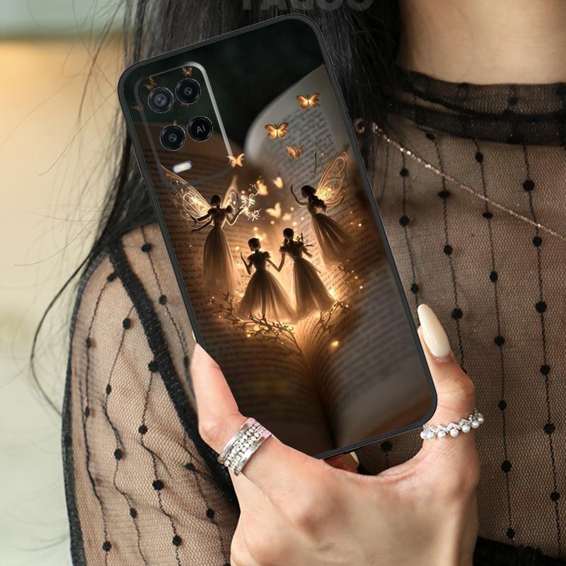 Чехол для любителя книг для Oppo A5 Pro A15 A17 A57 A77 A18 A38 A58 A78 A98 A94 A74 A54 A40 A60 A80 A96 A76 A16