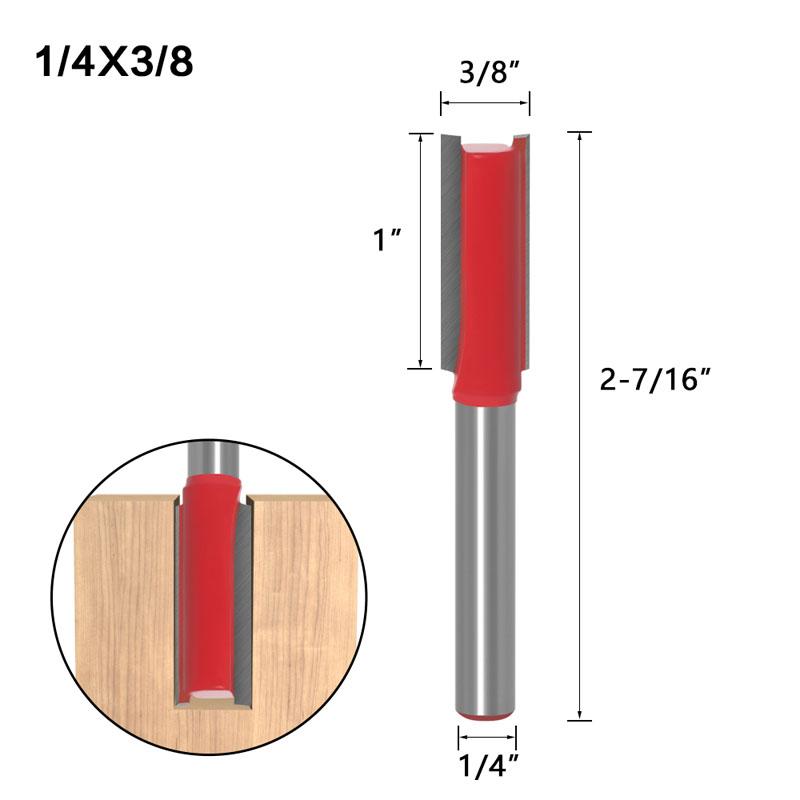 1/7 шт., одна двойная флейта, прямая бита, 6 мм, 1/4 дюйма, фреза с хвостовиком для дерева, карбид вольфрама, фреза, инструмент для работы по дереву