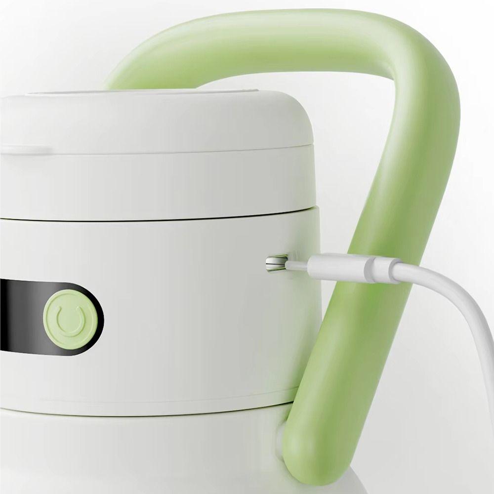 with Two Lids Electric Fruit Blender Cordless Automatic Juicing Cup BPA-Free Smoothie Maker Home