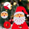 1PC 24 Days For Children Christmas Gift DIY 2024 Christmas Santa Calendar Felt Wall Hanging