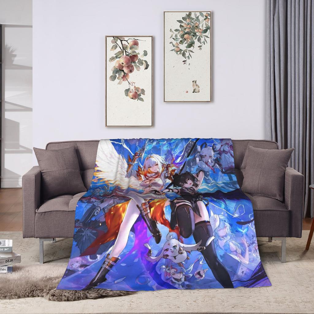 Chisa Wuthering Wave Galbrena Blankets Quality Super Soft Bedding Throws Spring Travel Outdoor Novelty Bedspread