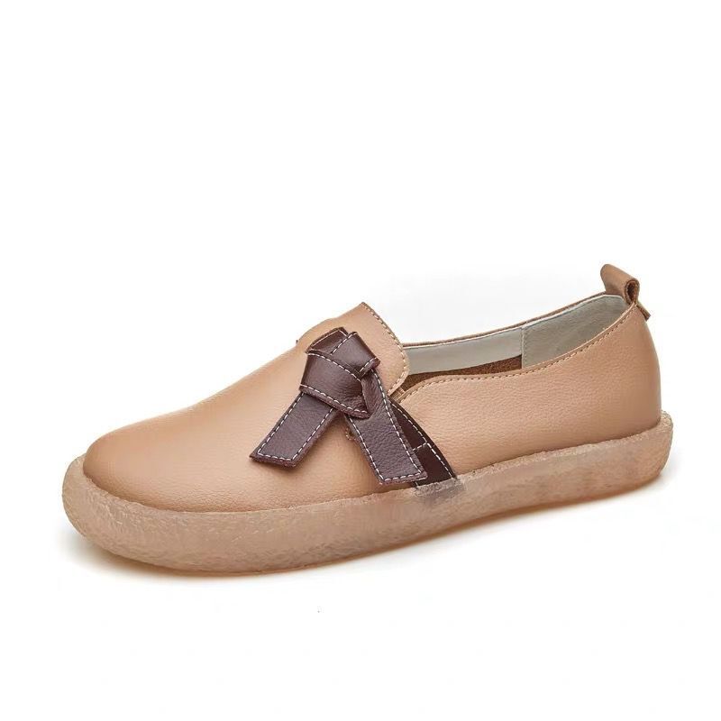 Женская обувь с круглым носком, белые женские туфли на высокой платформе с бантом, тенденции 2024 года, стильные, роскошные, осенние новинки 39