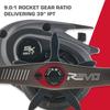 Катушка AbuGarcia REVO5 для ловли окуня и в соленой воде, высокоскоростная, SX-Rocket-L, леворучная, для рыбалки,