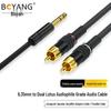 Аудиокабель 6,35 мм TRS на двойной RCA, стерео