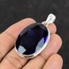 Ограненный Танзанит Кварцевый Кулон Ювелирные Изделия Из Натурального Драгоценного Камня Уникальный Кулон Стерлингового Серебра 925 Кулон Ювелирные Изделия Ручной Работы Бохо Подарки на Годовщину