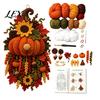 DIY Holiday Decoration Sets Seasonal Crochet Door Hanger Kit, 3D Gnome Knit Hanging Theme Hangers Crafts, Beginners Handmade Ornament for Christmas