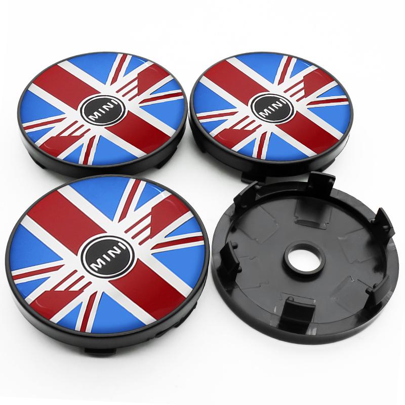 4Pcs/set 56mm 60mm Car Wheel Center Hub Cap Rim Cover Stickers Replace Accessories For Mini Cooper Works One JCW R56 R53 F54 F55