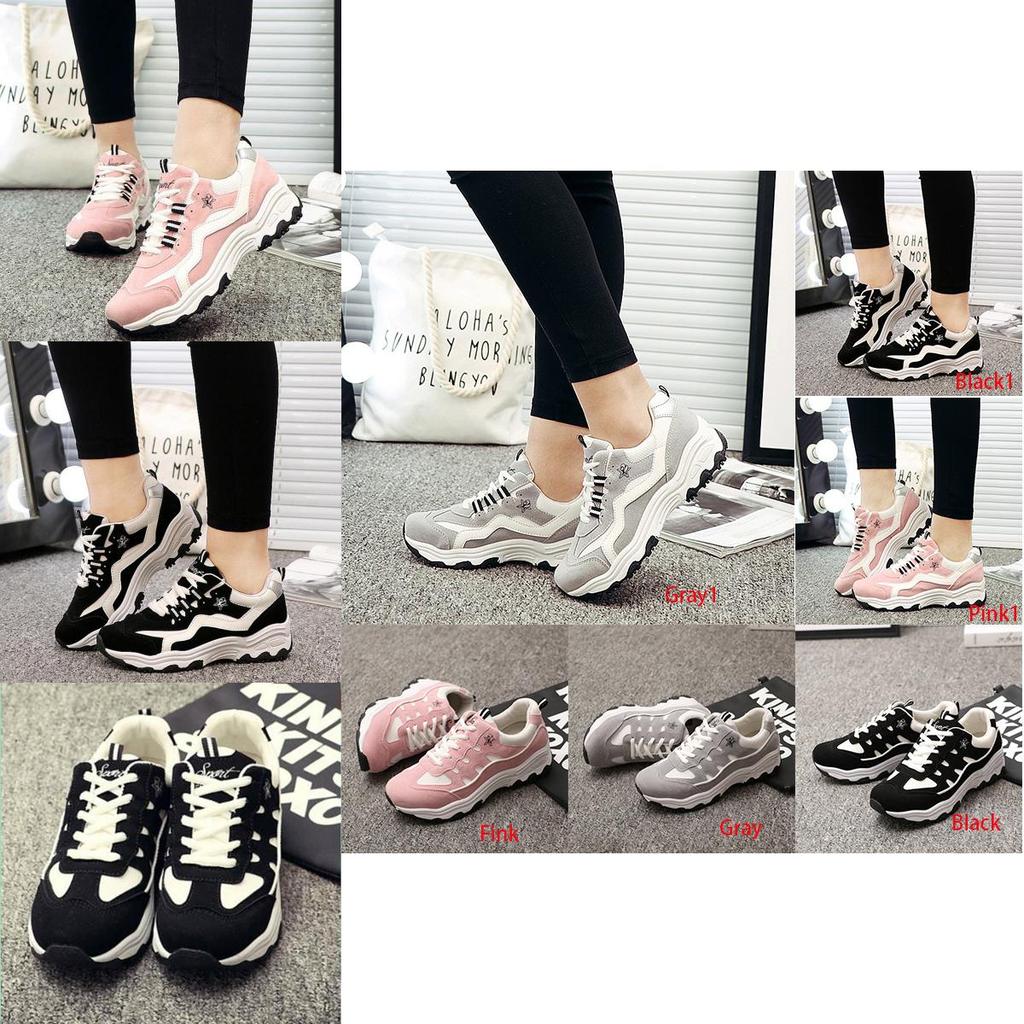 Stylish Women Fashion Sports Casual Running Shoes With Premium Quality Suede Upper
