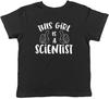 This Girl Is A Scientist Childrens Kids T-Shirt Boys Girls
