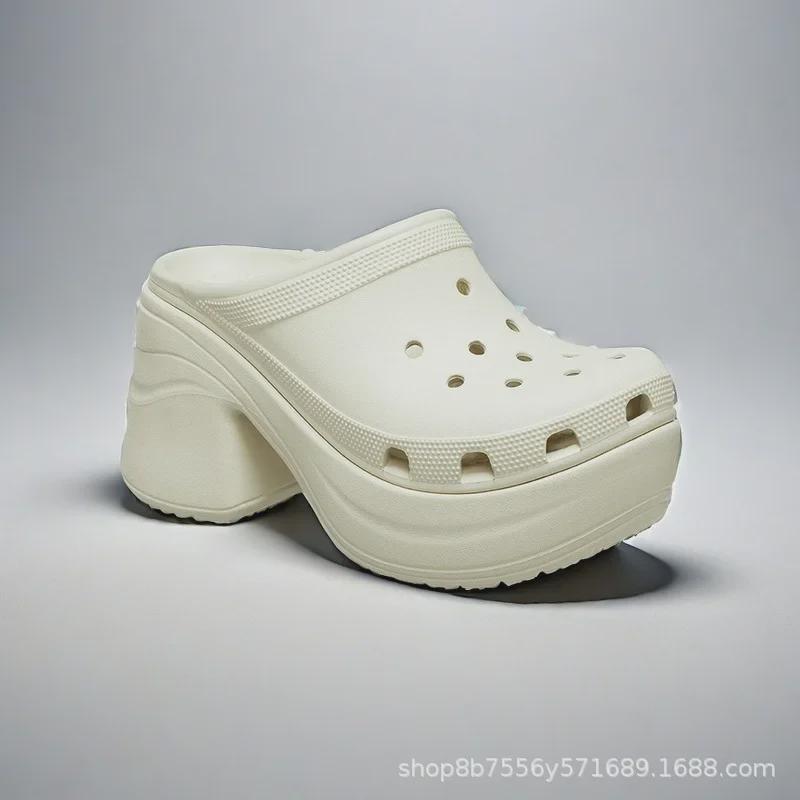 Летние модные туфли Mermaid Hole 2024 года — на 8 см выше, тонкие и повседневные