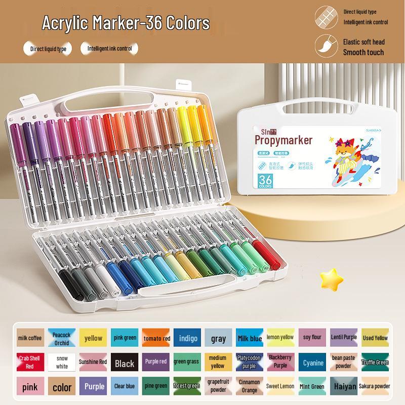 Акриловый маркер Арт Профессиональный - Акриловый маркер-акварель с тонким наконечником