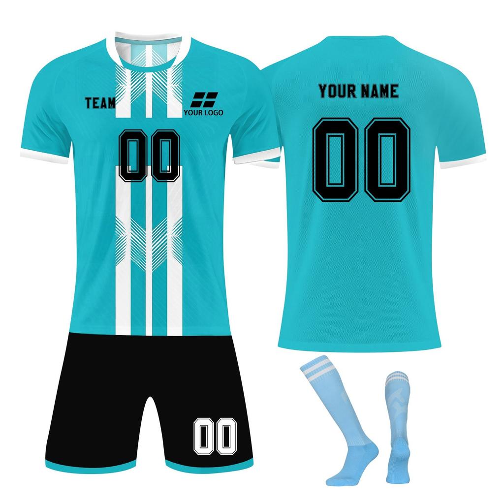 Комплект персонализированных рубашек для мужчин и девочек с именем и номером, футбольные майки на заказ для мальчиков, тренировочный костюм