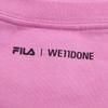 Fila × WE11DONE Женская футболка с принтом букв, короткий рукав, топы F11W626108F-PK