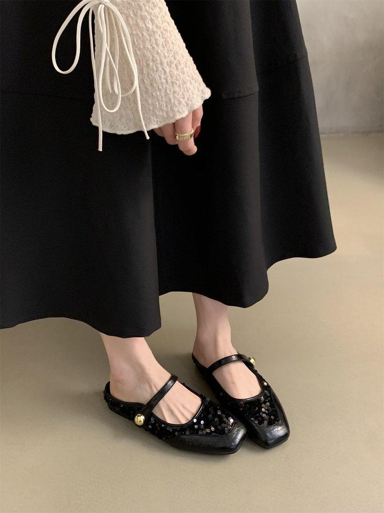 Модные новые женские туфли Мэри Джейн высокого качества, дышащие, на низком каблуке, сандалии, обувь 2024 года, тренд, шикарное элегантное платье, вечеринка, zapatos