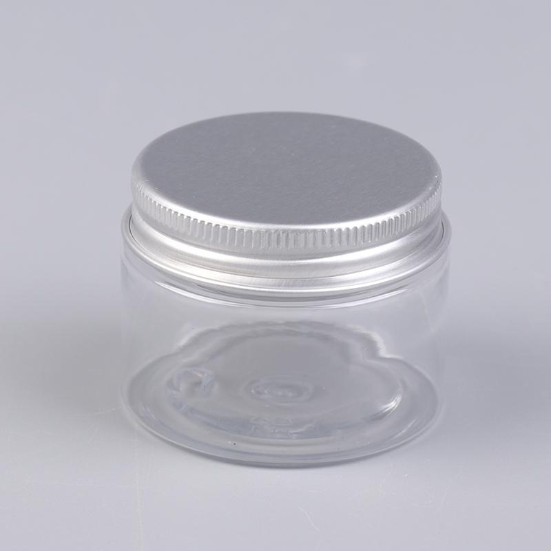 Empty Plastic Cosmetic Makeup Jar Pots Transparent Sample Bottles Eyeshadow Cream Lip Balm Container