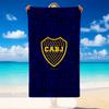 Quick Dry Beach Towel Boca Juniors Pattern, Lightweight Absorbent Towel for Pool Beach Vacation Use