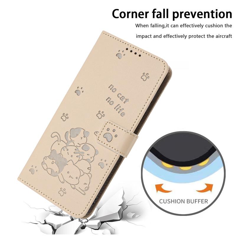 Etui For Samsung A52s 5G A51 3D Cat Pattern Flip Case Samsung Galaxy A71 A52 A50 A70S A72 A32 A42 A20E A10E Leather Phone Funda