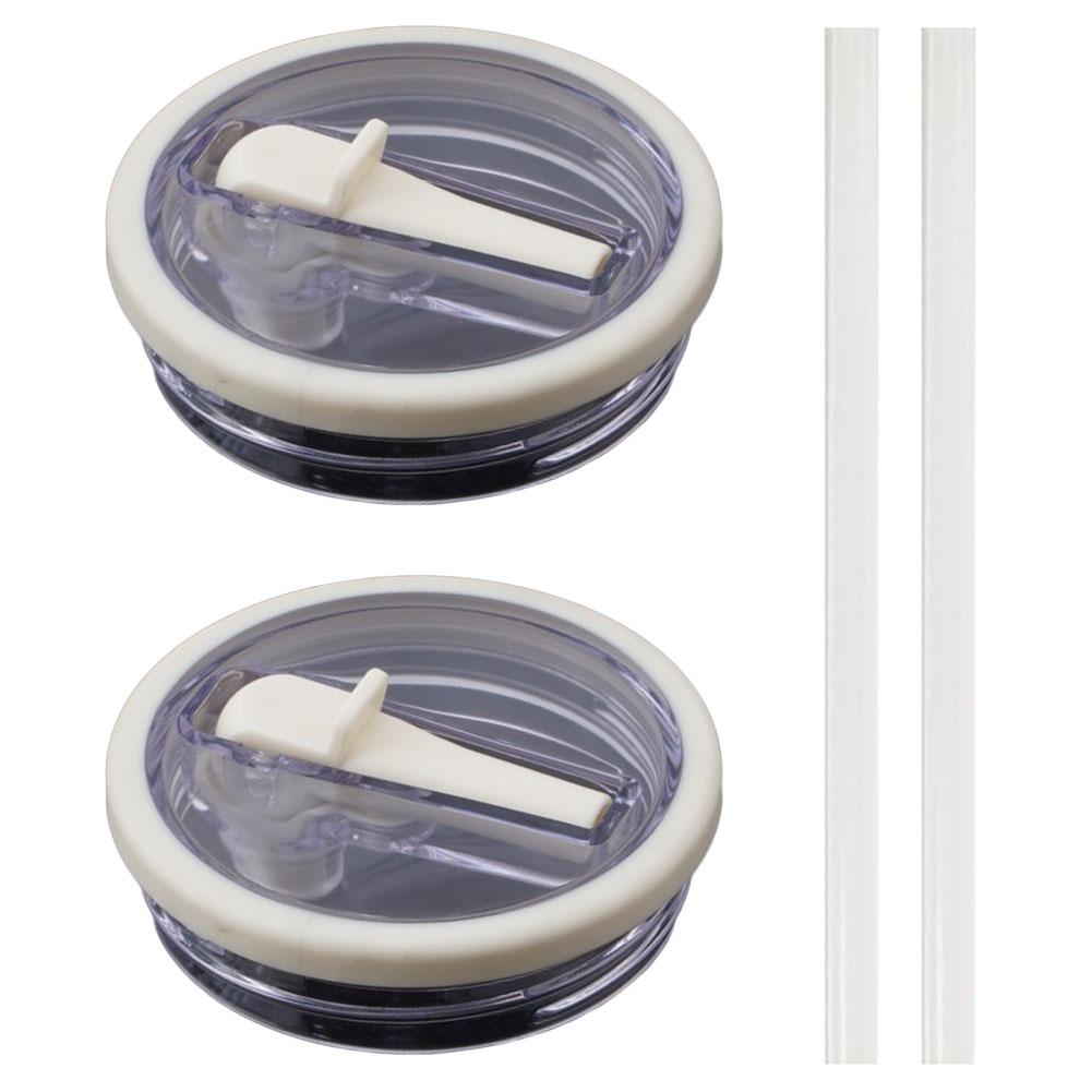 2 шт. 40 унций сменные крышки для стаканов с трубочкой, устойчивые к проливам, брызгам, многоразовые крышки для стаканов, герметичные для бутылок объемом 40 унций