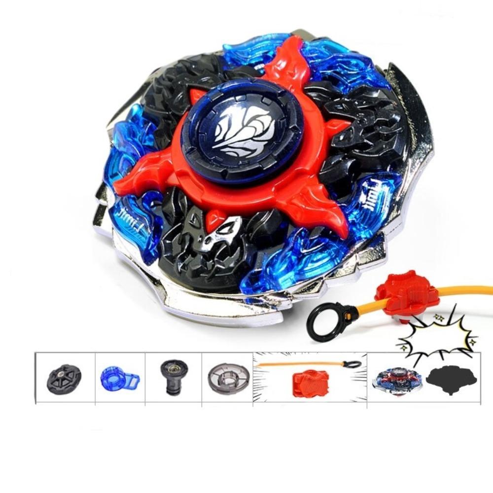С пусковой установкой Гироскоп Игрушки Двухслойный волчок Игрушки для улицы Металлический гироскоп Игрушка для мальчиков и девочек