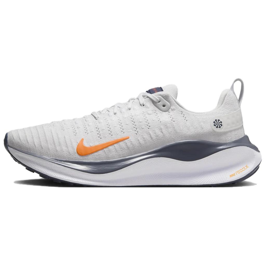 Nike ReactX Infinity Run 4 Platinum Tint Total Orange Sneakers DR2665-010