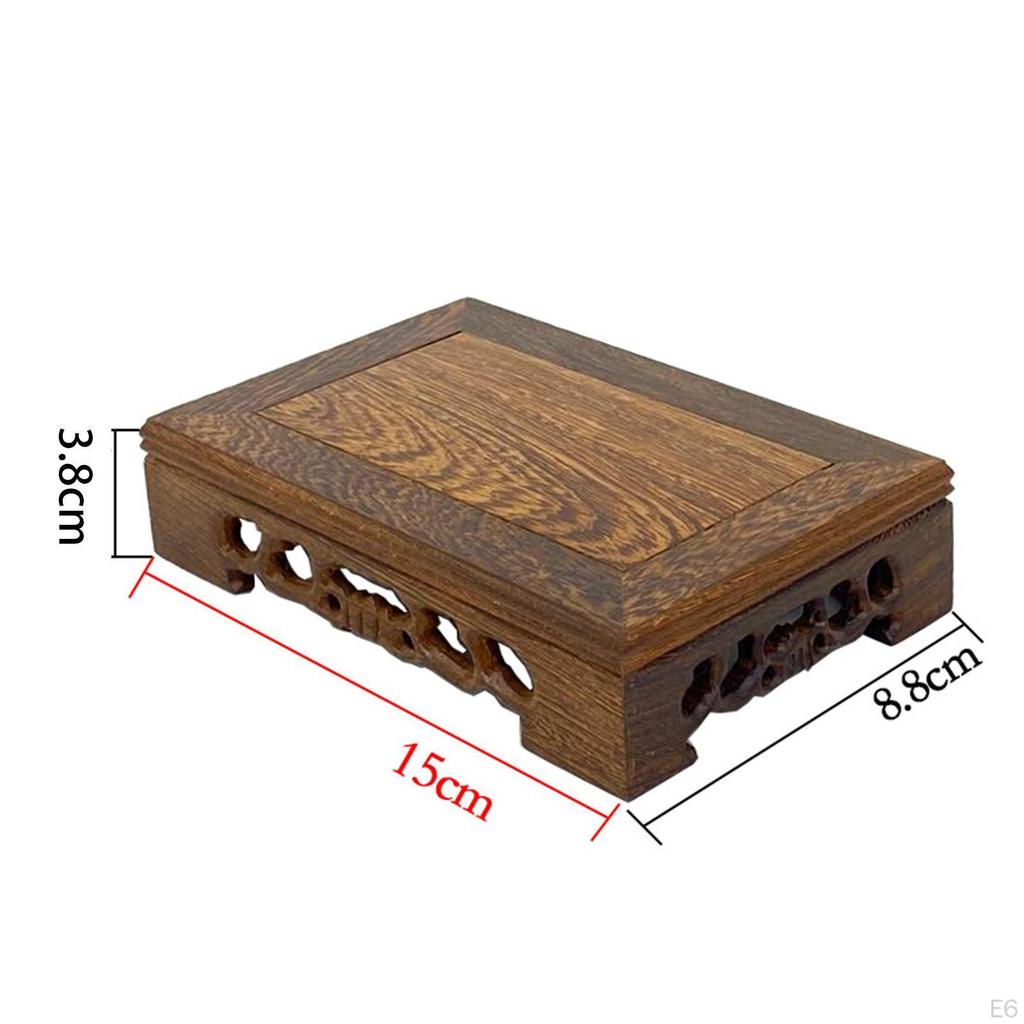 Элегантная деревянная подставка для растений для декора дома и сада