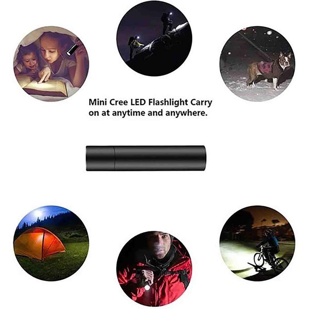(Projector)USB Strong Light Portable LED Flashlight Strong Light Portable LED Flashlight