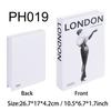 New York Paris London Series Luxury Fake Book Decoration Remote Control Storage Box Fashion Coffee Table Decoration Accessories