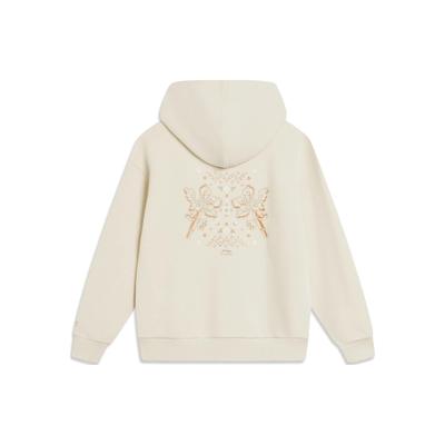 Свободный пуловер с вышитым принтом, женские толстовки с капюшоном, Fog-Khaki AWDT906-1