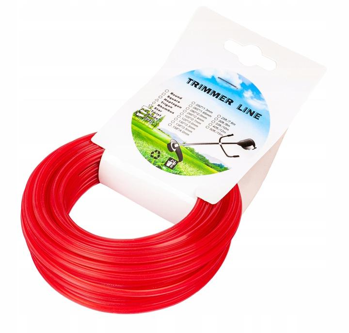 String For Brushcutters, Trimmers, Lawnmowers, Star 2.4Mm X 15M, Strong, German