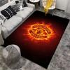 Fiery Manchester United Set Designed floor mat, suitable as a non-slip mat for the living room or bedroom sofa