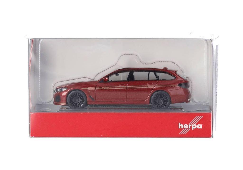 Helpa 1/87 Alpina B5 Touring Красный Металлик B5 Touring Масштаб HO Литая Модель Автомобиля