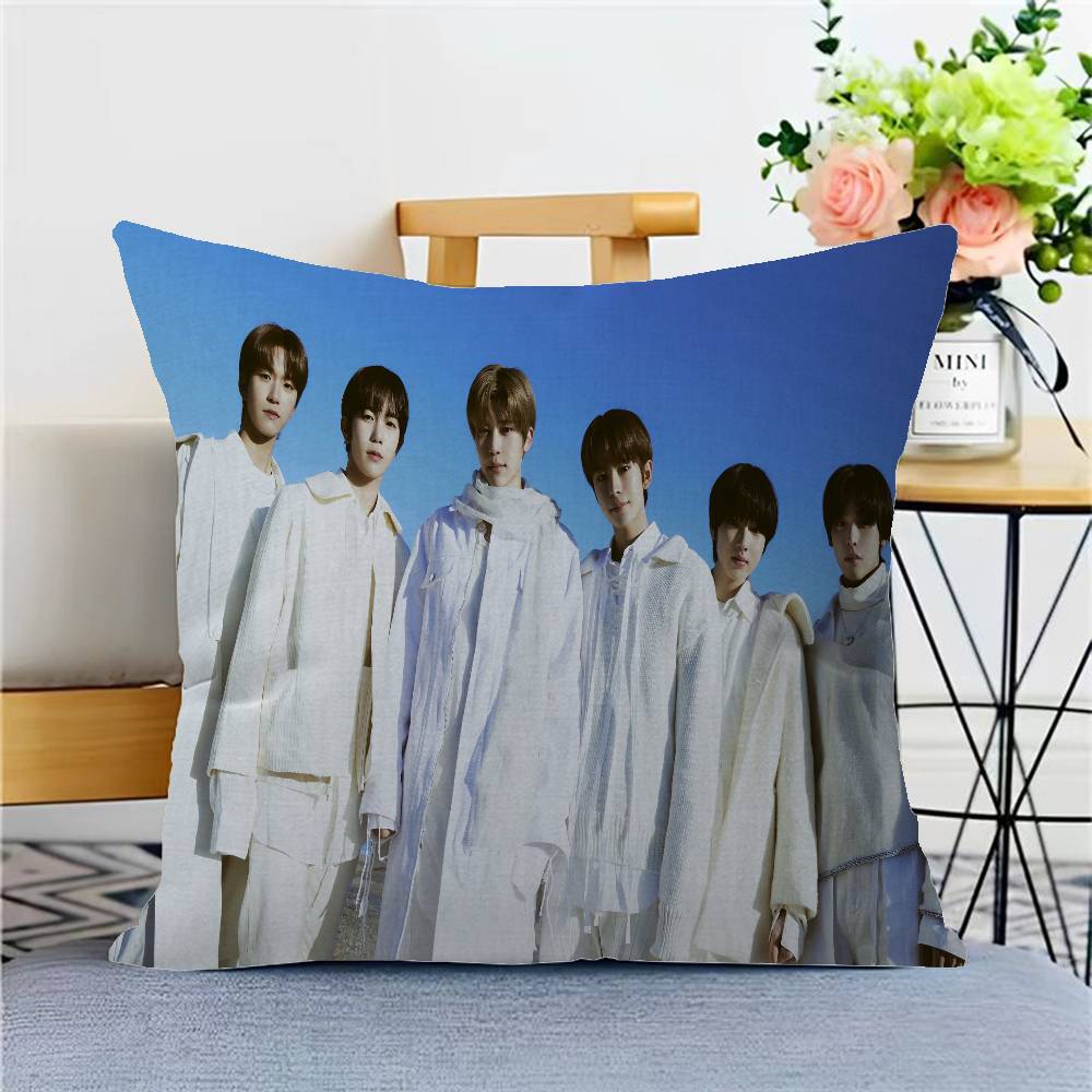 Boy Band N-Nct Wish Singer Pillow Cover Design Cushion Cover Decor Holiday Decorati