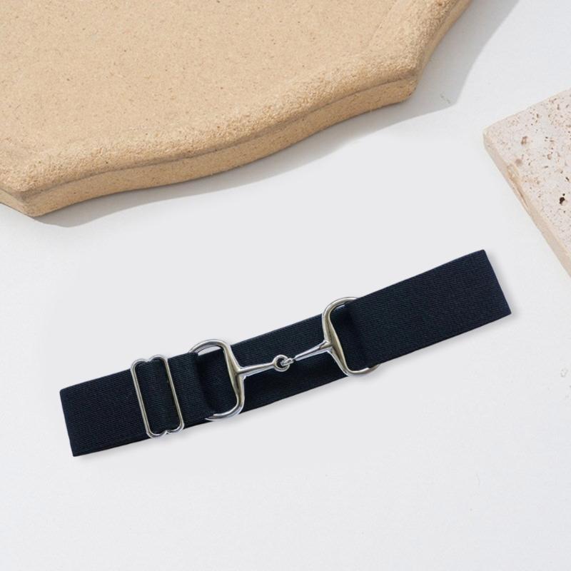 Регулируемый эластичный пояс для верховой езды, 105 см длиной, утягивающий талию, с металлической застежкой для энтузиастов