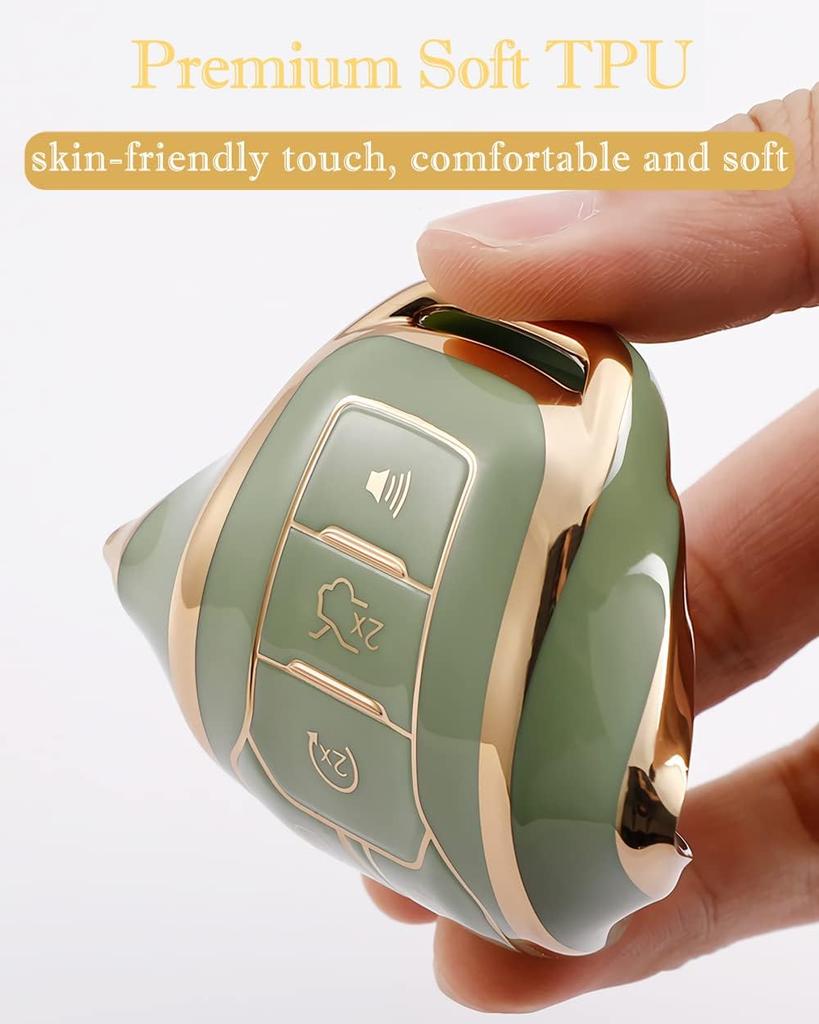 Для чехла на брелок Ford с цепочкой для ключей, мягкий чехол из ТПУ премиум-класса с полной защитой для ключа Ford Fusion Mustang, защитный чехол для дистанционного ключа Lincoln Smart