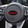 AADU1 1PCS Car Steering Wheel Center Sticker For Kia K2 K3 K5 Rio Soul Sportage Car Interior Stickers Decoration Accessories