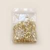 Components Jewelry Finding Melon Seeds DIY Earrings O Shape Pendant 300pcs Pinch Clasp Connectors  Supply