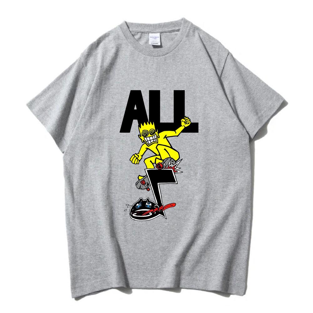 Hip Hop Unisex Streetwear All Band Rock Fashion Tshirt Summer Cotton High Quality Tshirts UnisexWomen Clothes Print Tees Hombre