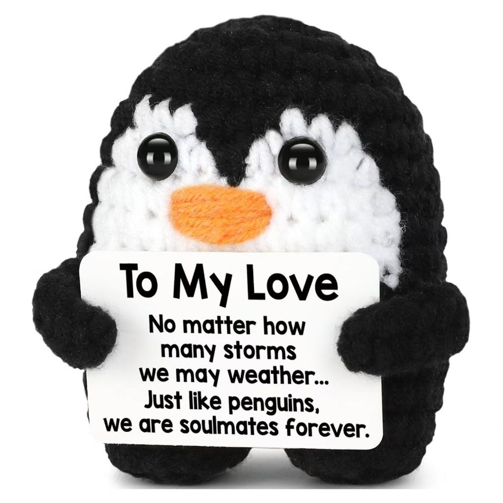 Custom Crochet Dolls Handmade Pocket Hug Animal Positive Plant Bespoke Unique Knitted Doll Plush Toy Gift For The One I Love