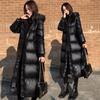Glossy Parkas Outwear Women Long Sleeve Lapel Long Winter Keep Warm Parkas