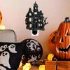 Indoor Decorations Ghost Flickering Nightlight Halloween Lighting Plug In Night Light LED Faux Fire Ghost Lamp