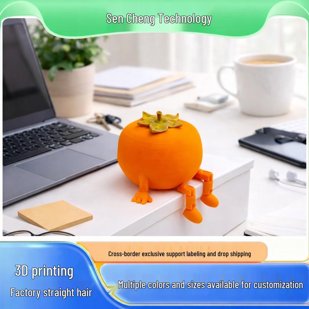 3D-печатная PLA-фигурка Хурма Человек, шарнирная настольная фигурка - Подарок на День святого Валентина