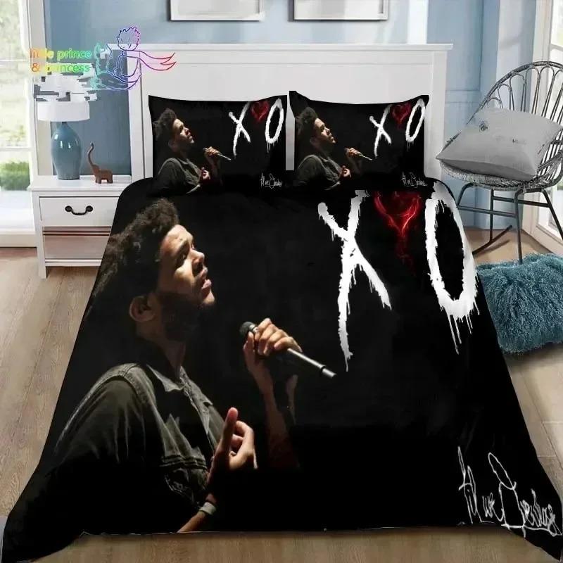 3D Печать XO The Weeknd Комплект постельного белья Односпальный Twin Full Queen King Размер Комплект постельного белья для спальни взрослых и детей Подарок