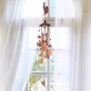 Indoor Wind Chime Vintage Wind Chime with 4 Metal Tubes S-shaped Hook for Garden Patio Outdoor Decor Rooster Dog Cat Bell