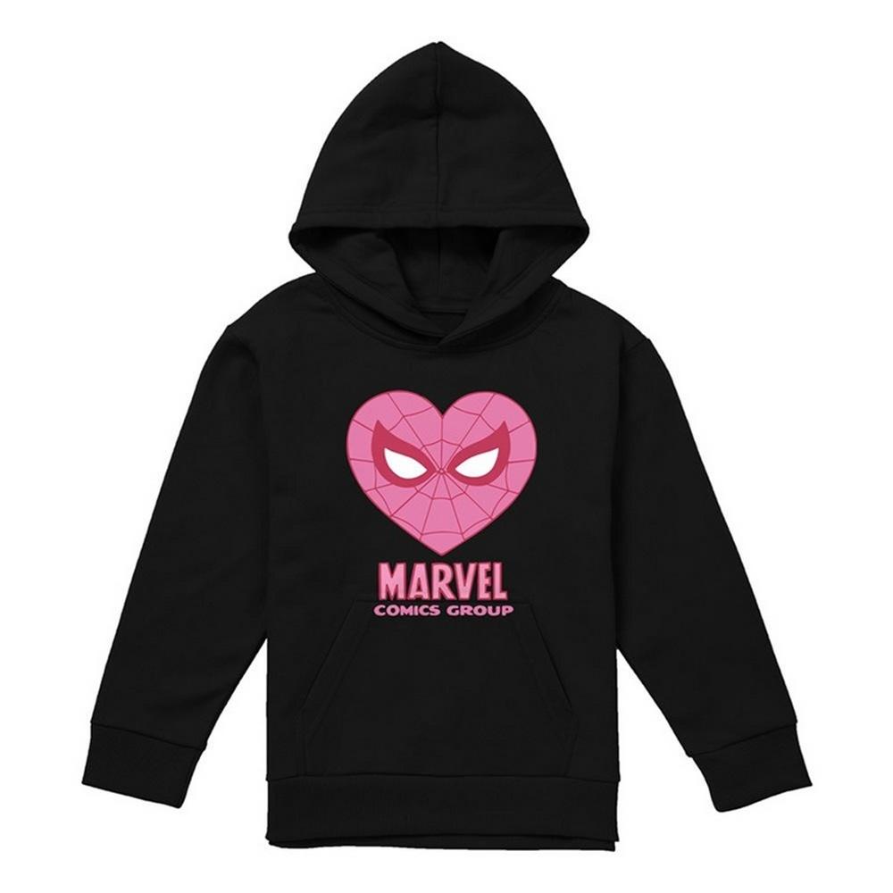 Spider-Man Childrens/Kids Heart Hoodie
